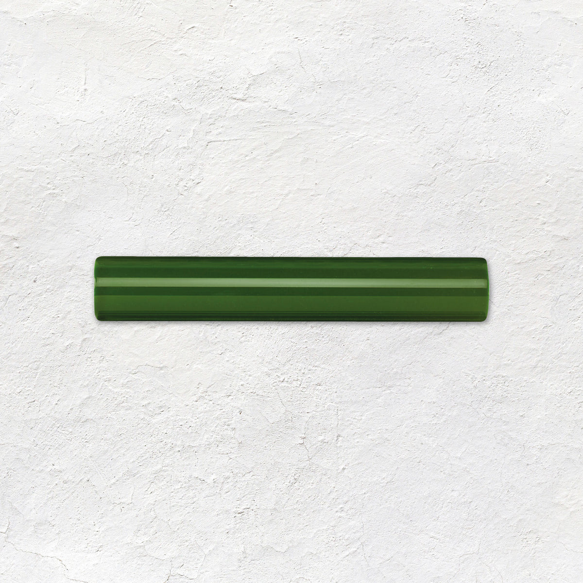 Edwardian Green Sigma Moulding Ceramic Wall Tile 152x26mm - Gloss