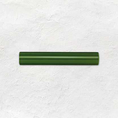 Edwardian Green Sigma Moulding Ceramic Wall Tile 152x26mm