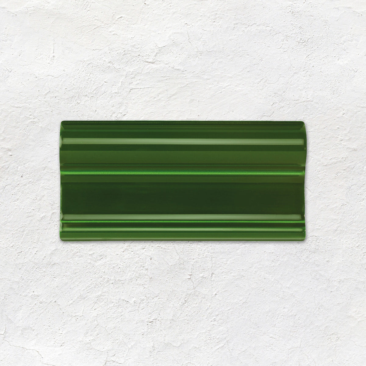 Edwardian Green Victoria Moulding Ceramic Wall Tile 152x75mm - Gloss