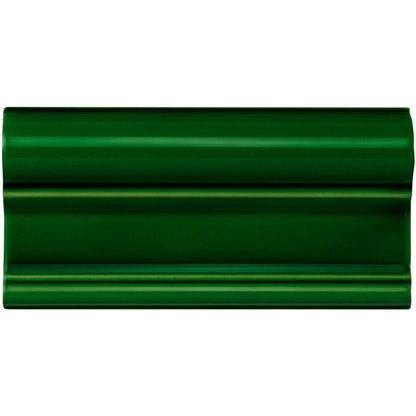 Edwardian Green Victoria Moulding Ceramic Wall Tile 152x75mm