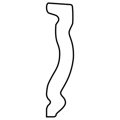 Egg & Dart Moulding Side Profile