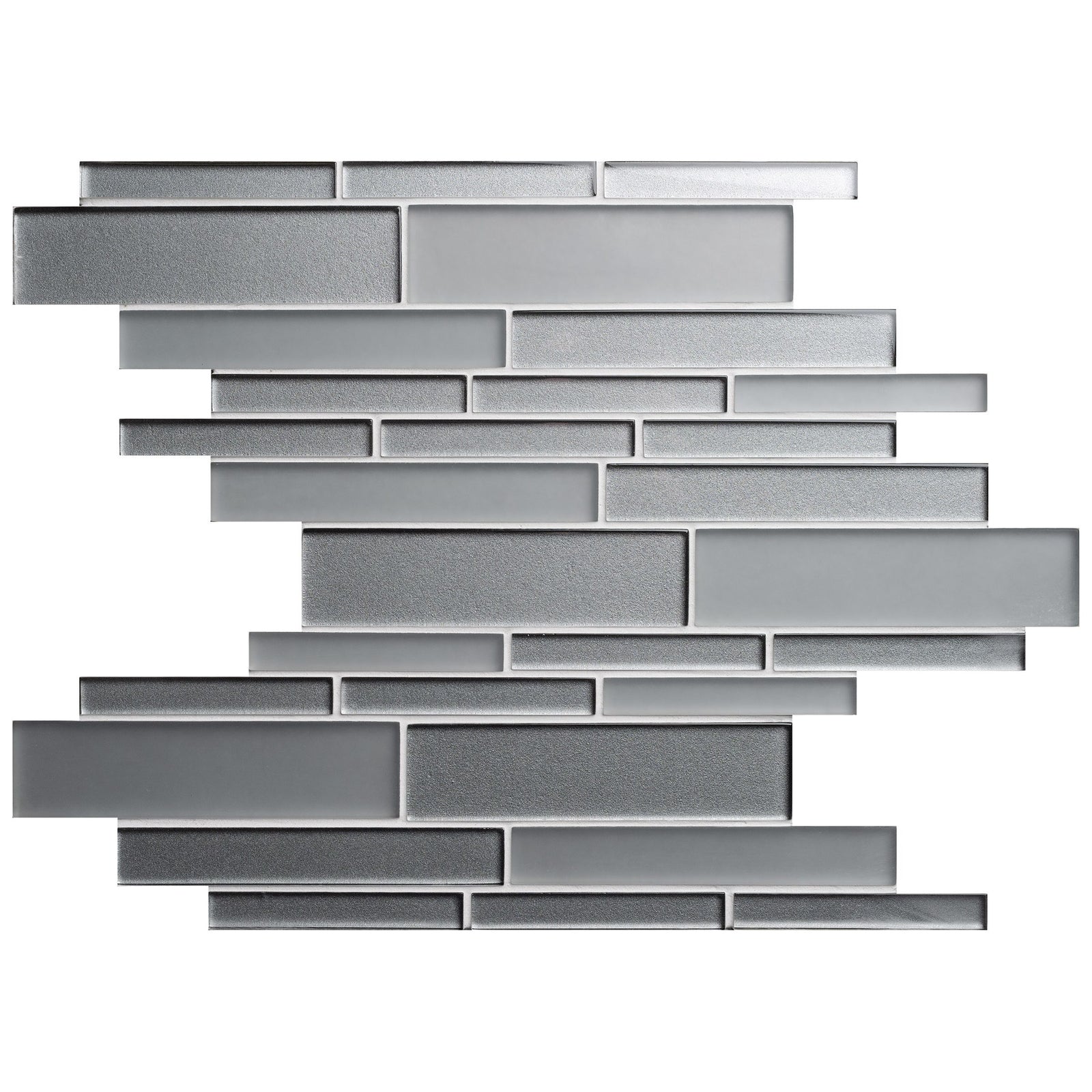 Erebos Mixed Format Glass Mosaic Wall Tile