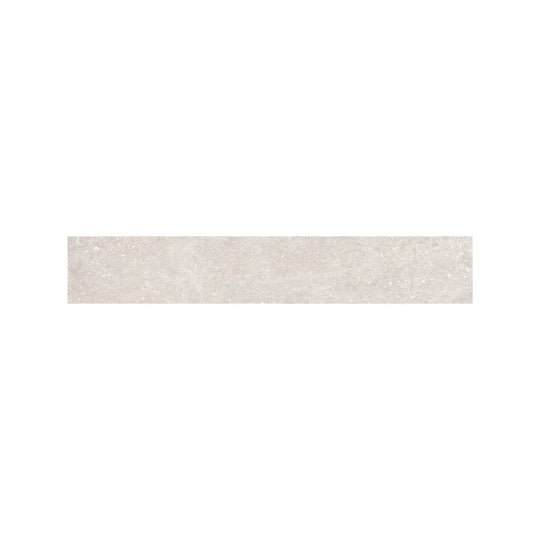 Frame Chalk White porcelain tile 5 x 30cm face