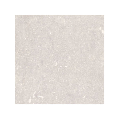 Frame Chalk White porcelain tile 60 x 60cm edge