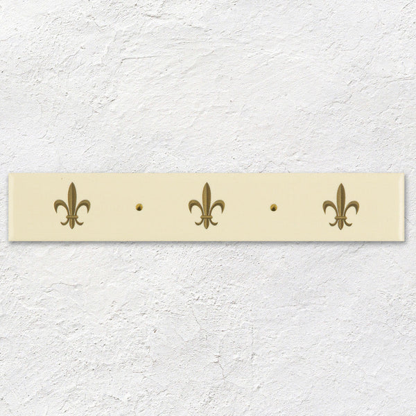 Gold on County White