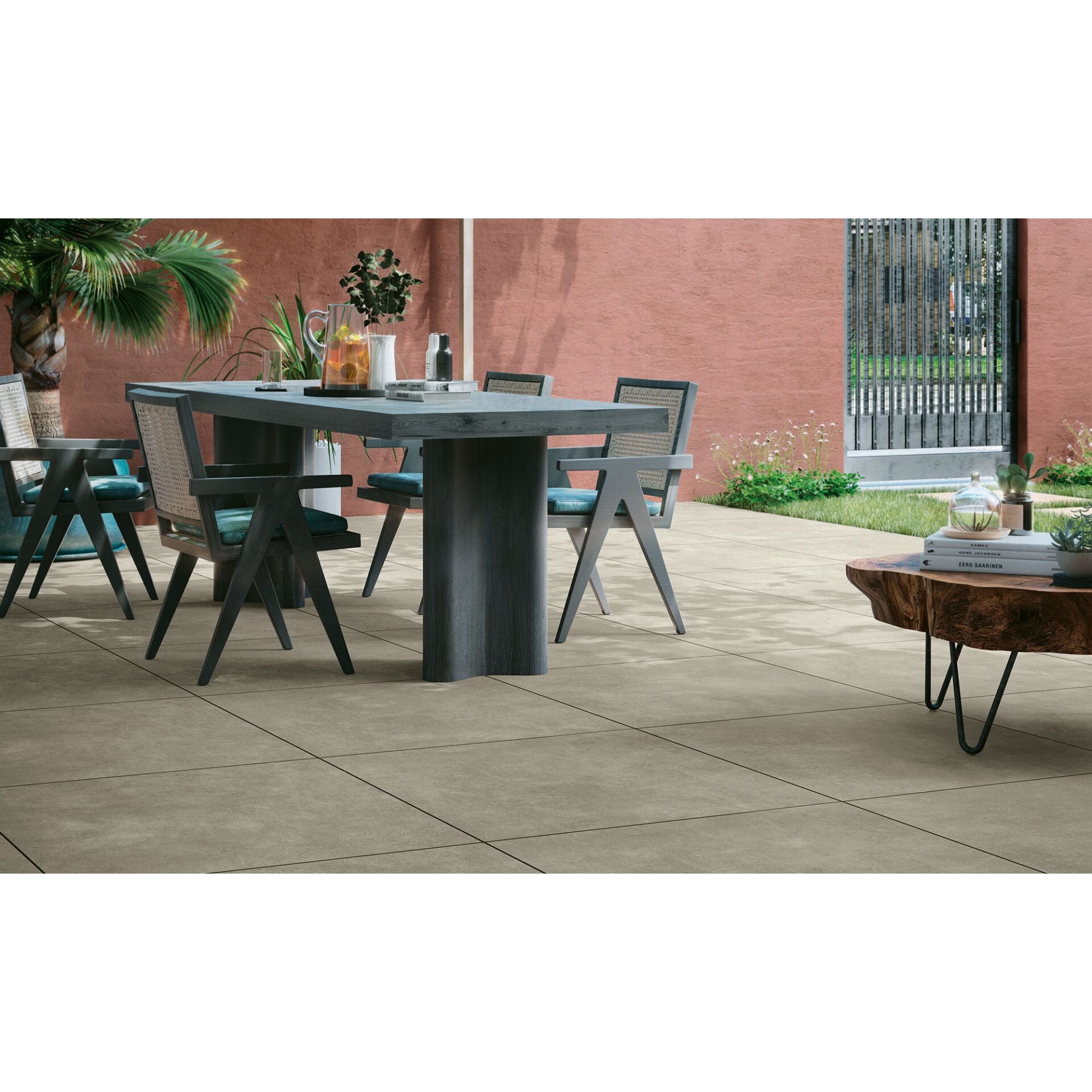 Minoli Glocal Sugar Outdoor Concrete Effect Tile (80x80cm)