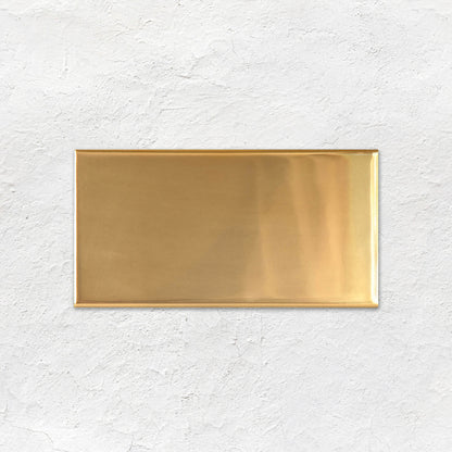 Gold (Metallic) Half Tile 152x75mm