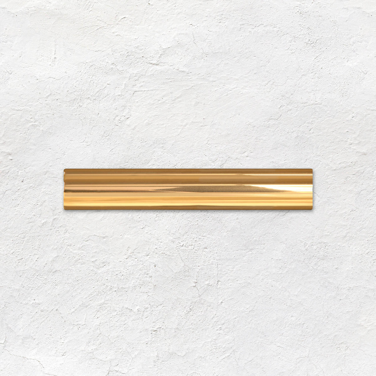 Gold (metallic) Sigma Moulding Ceramic Wall Tile 152x26mm - Yellow & Gold