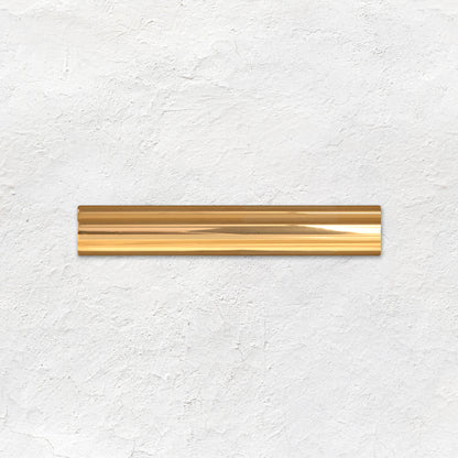 Gold (metallic) Sigma Moulding Ceramic Wall Tile 152x26mm