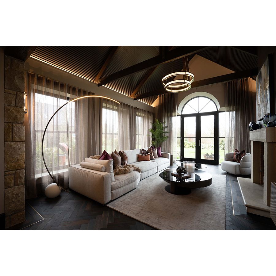 Berkeley Charred Oak flooring room setting