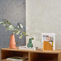 Happy Joy Blue 33 x 100cm ceramic terrazzo tile room setting
