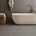 Happy Joy Grey 60 x 60cm porcelain terrazzo tile room setting