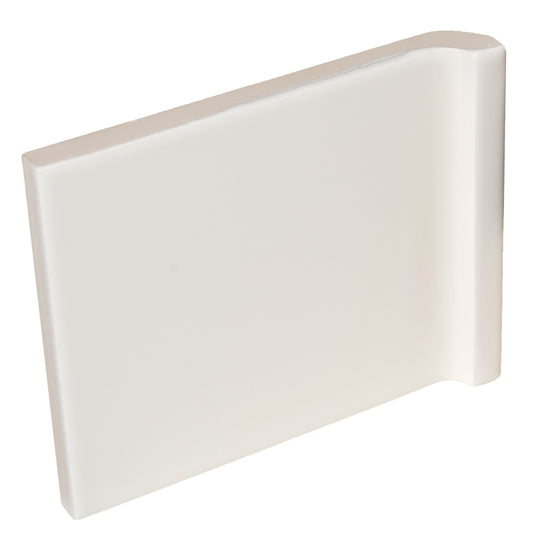 Internal Half Tile Wrapping Piece Vintage White