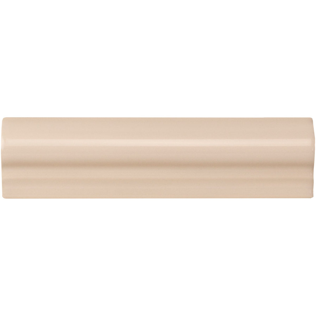Ivory Albert Moulding Ceramic Wall Tile 152x40mm - Gloss - Cream & Beige