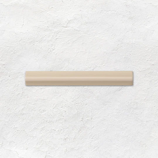 Ivory Astragal Moulding Ceramic Wall Tile 152x21mm