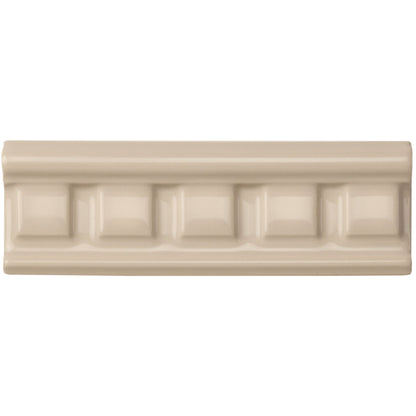 Ivory Dentil Moulding Ceramic Wall Tile 152x50mm