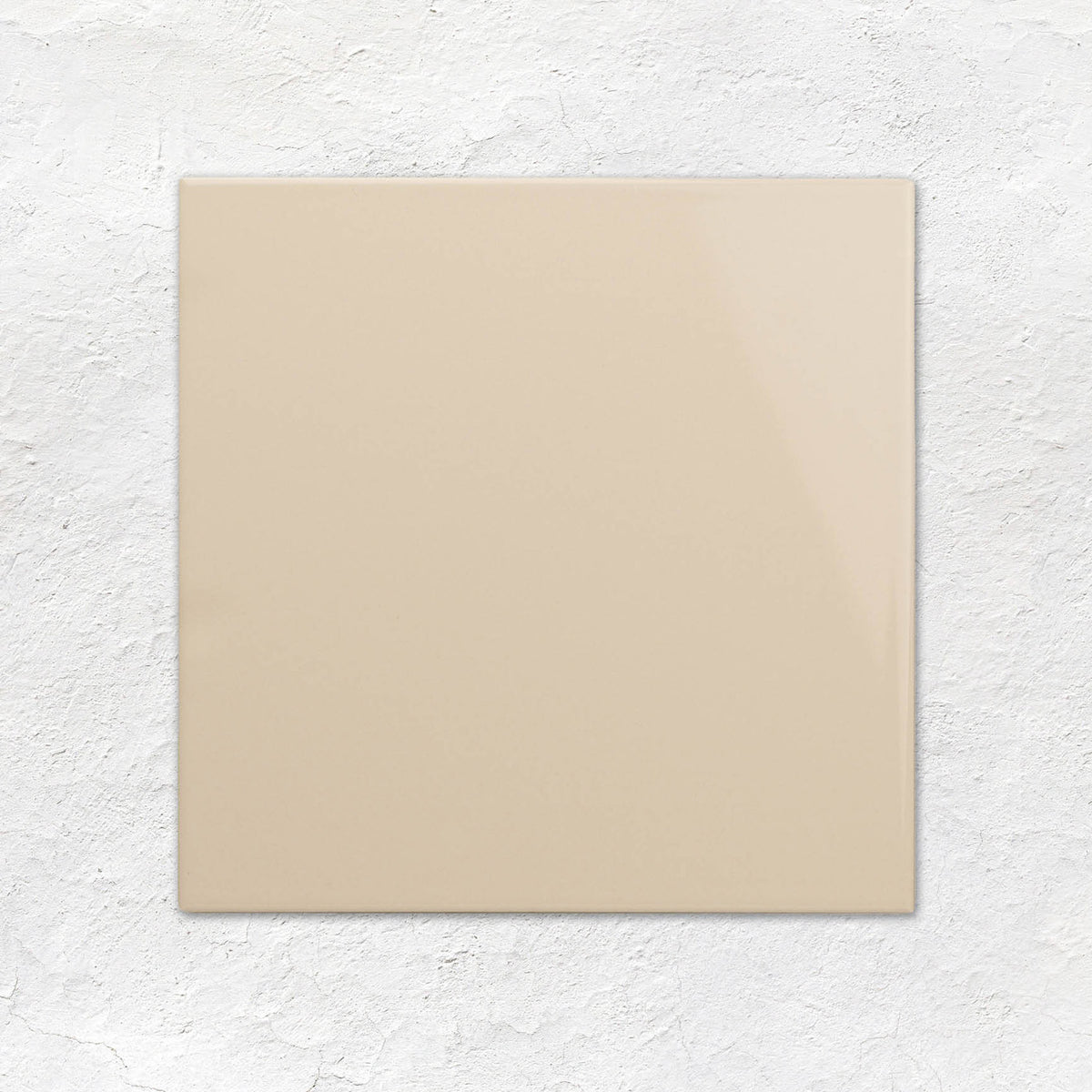 Ivory Field Tile 152x152mm - Ceramic - Gloss - Cream & Beige