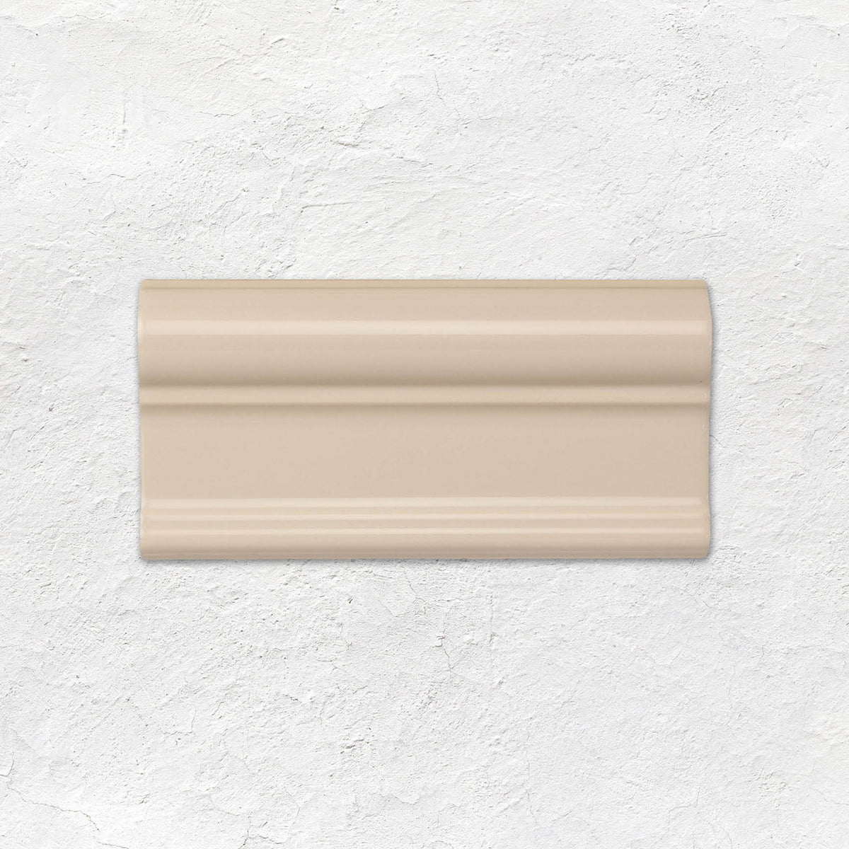 Ivory Victoria Moulding Ceramic Wall Tile 152x75mm - Gloss - Cream & Beige