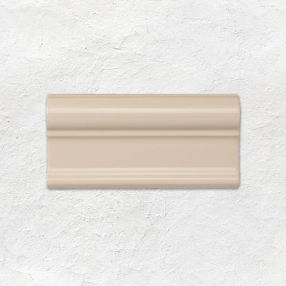 Ivory Victoria Moulding Ceramic Wall Tile 152x75mm
