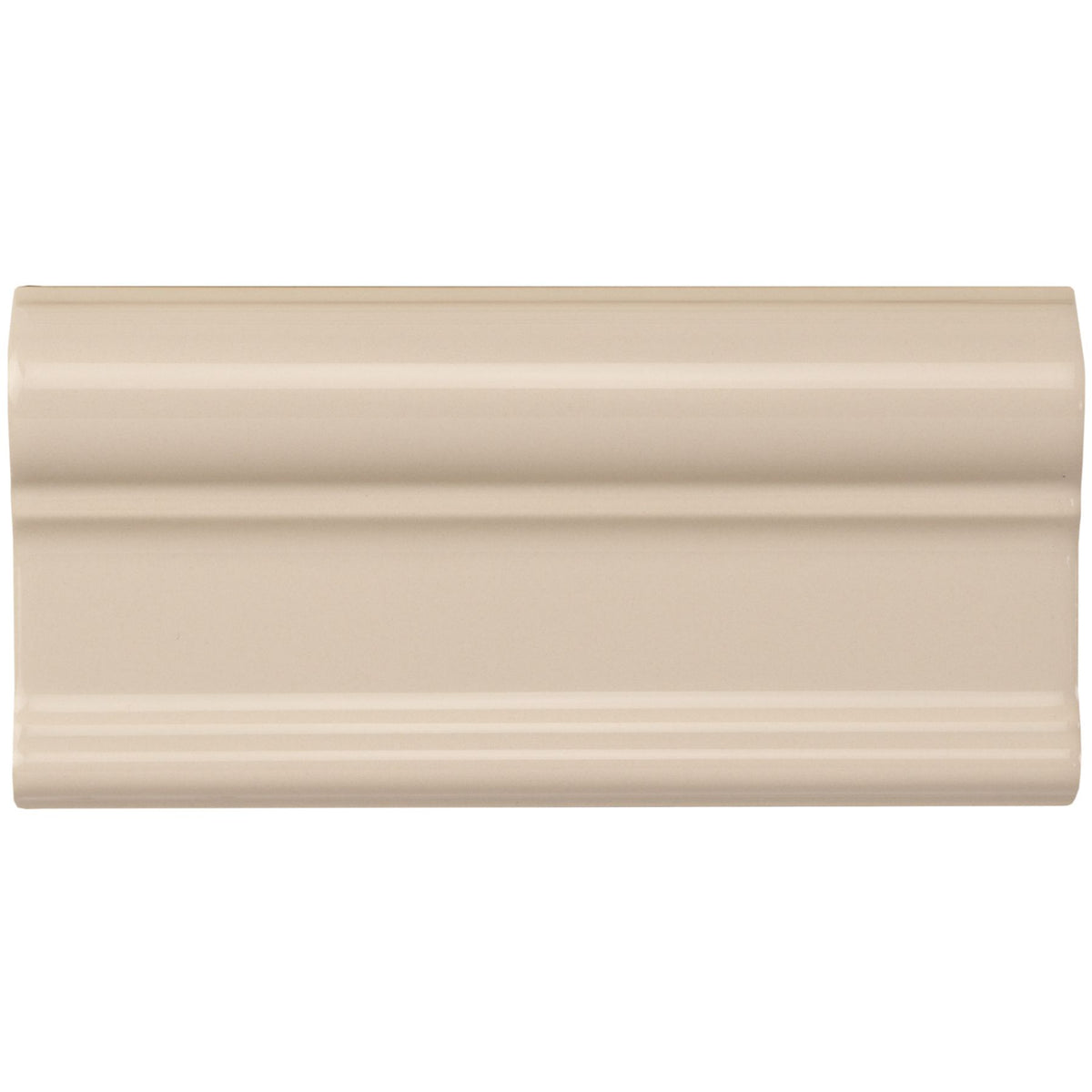 Ivory Victoria Moulding Ceramic Wall Tile 152x75mm - Gloss - Cream & Beige