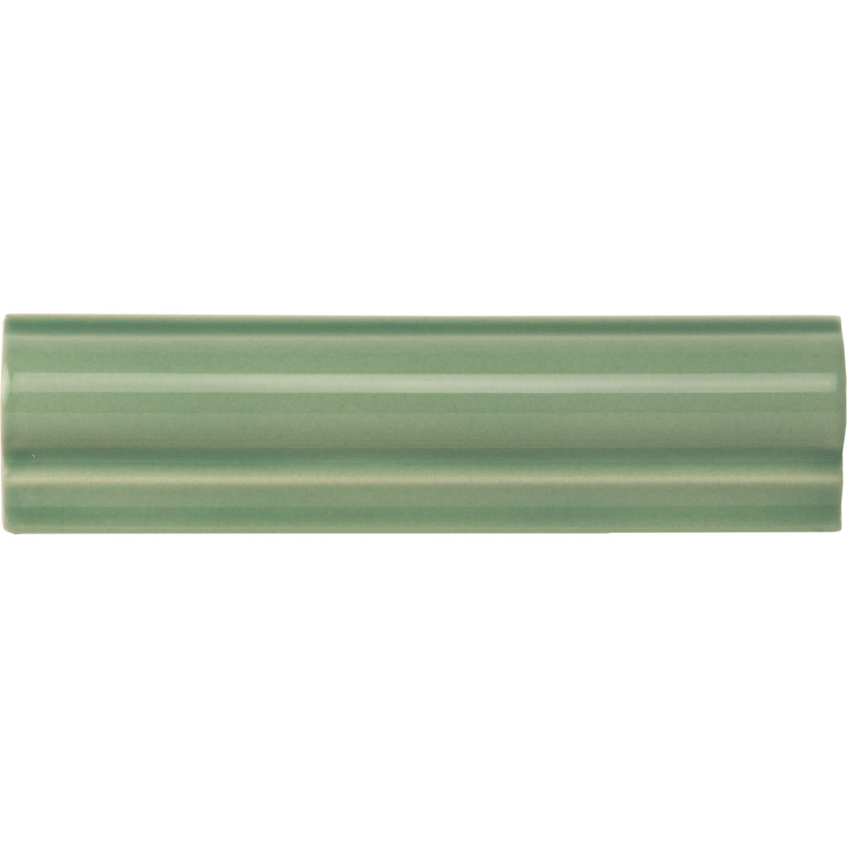 Jade Breeze Albert Moulding Ceramic Wall Tile 152x40mm - Gloss - Green