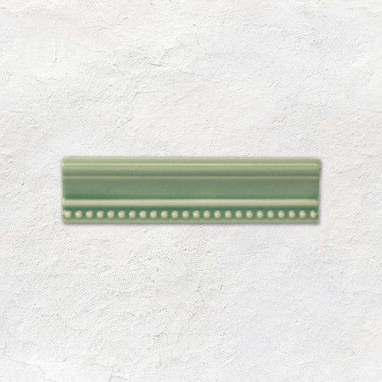 Jade Breeze Hogarth Moulding Ceramic Wall Tile 152x38mm