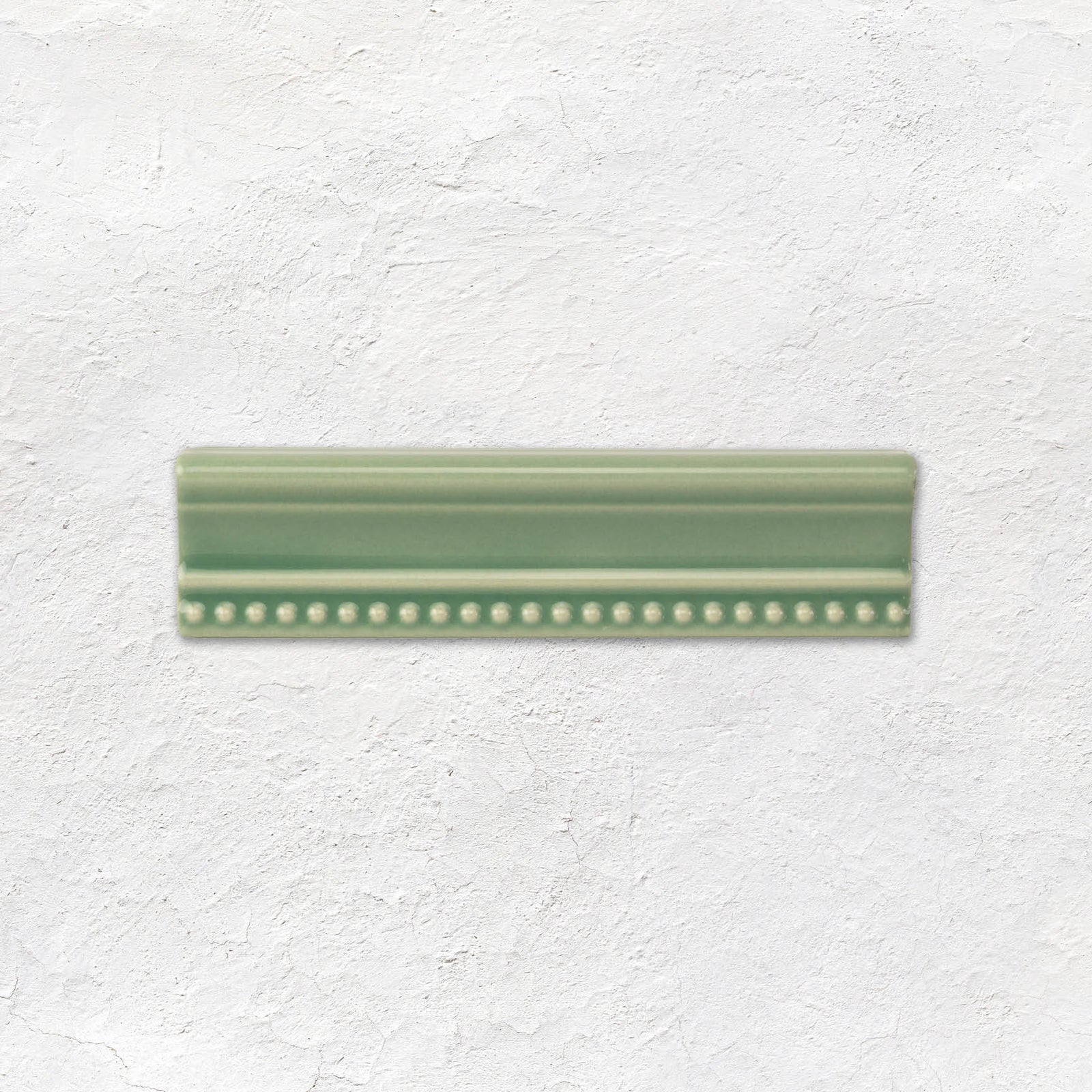 Jade Breeze Hogarth Moulding Ceramic Wall Tile 152x38mm