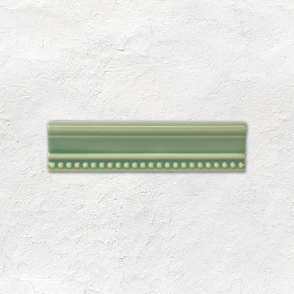 Jade Breeze Hogarth Moulding Ceramic Wall Tile 152x38mm