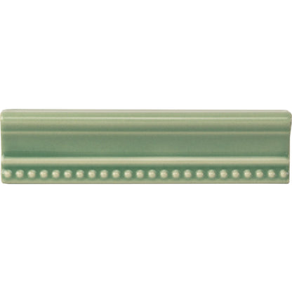 Jade Breeze Hogarth Moulding Ceramic Wall Tile 152x38mm