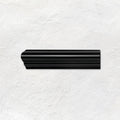 Jet Black Albert Left Corner Ceramic Wall Tile