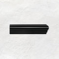 Jet Black Albert Right Corner Ceramic Wall Tile