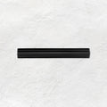 Jet Black Astragal Moulding Ceramic Wall Tile 152x21mm