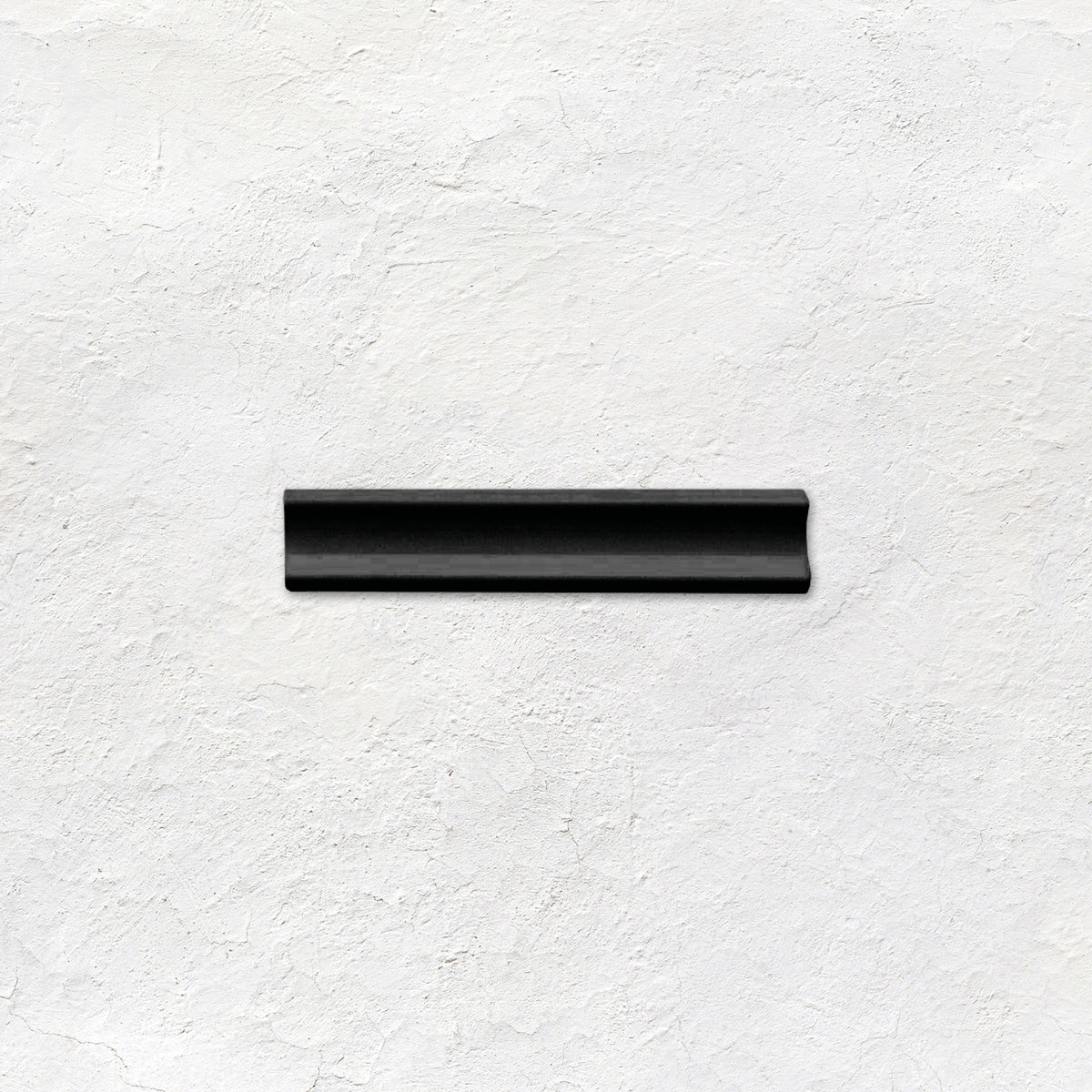 Jet Black Internal Corner Trim Ceramic Wall Tile 152x30mm - Gloss