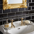 Jet Black Omega Moulding Ceramic Wall Tile 152x12mm