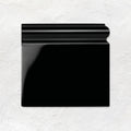 Jet Black Skirting Right Corner Ceramic Wall Tile