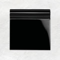 Jet Black Skirting Tile 152x152mm