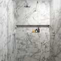 Antique Marble Arabescato Matt 60 x 60cm Wall & Floor Tile in a room setting