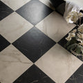 Antique Marble Nero Marquina Matt 30 x 30cm Wall & Floor Tile