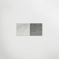 Antique Marble Bianco and Grigio Chequer Matt 30 x 30cm Wall & Floor Tile