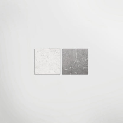 Antique Marble Grigio And Carrara Chequer Matt 30 x 30cm Wall & Floor Tile