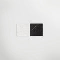 Antique Marble Nero Marquina And Carrara Chequer Matt 30 x 30cm Wall & Floor Tile
