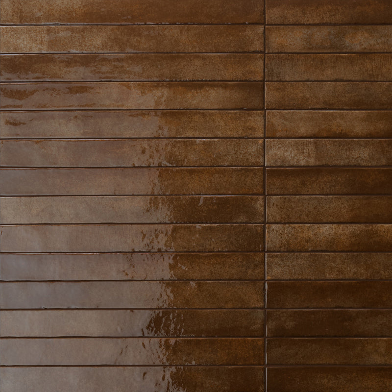 Arta Chocolate Polished 5 x 45cm Wall Tile