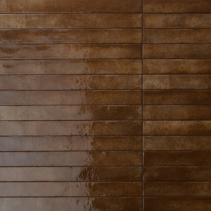 Arta Chocolate Polished 5 x 45cm Wall Tile