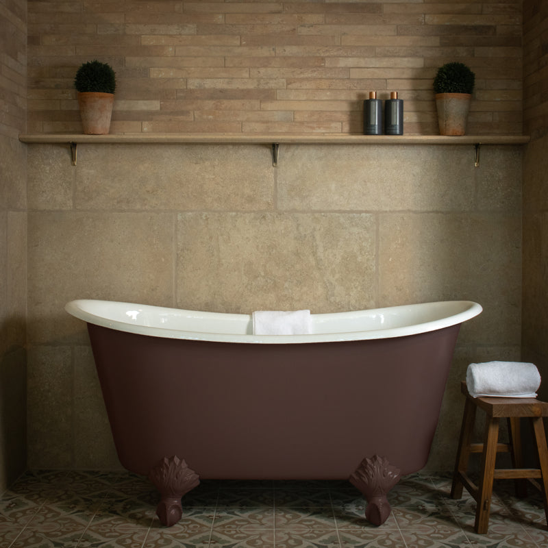 Avignon Ash Matt 60 x 90cm Wall & Floor Tile in a room setting