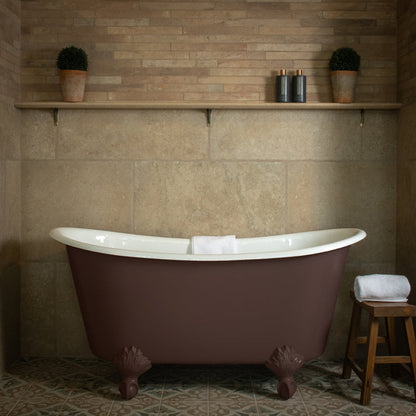 Avignon Ash Matt 60 x 90cm Wall & Floor Tile in a room setting