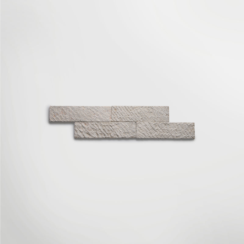 Biblical Grey Gold Textured 40cm x Random Length Wall Tile
