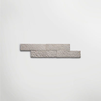 Biblical Grey Gold Textured 40cm x Random Length Wall Tile