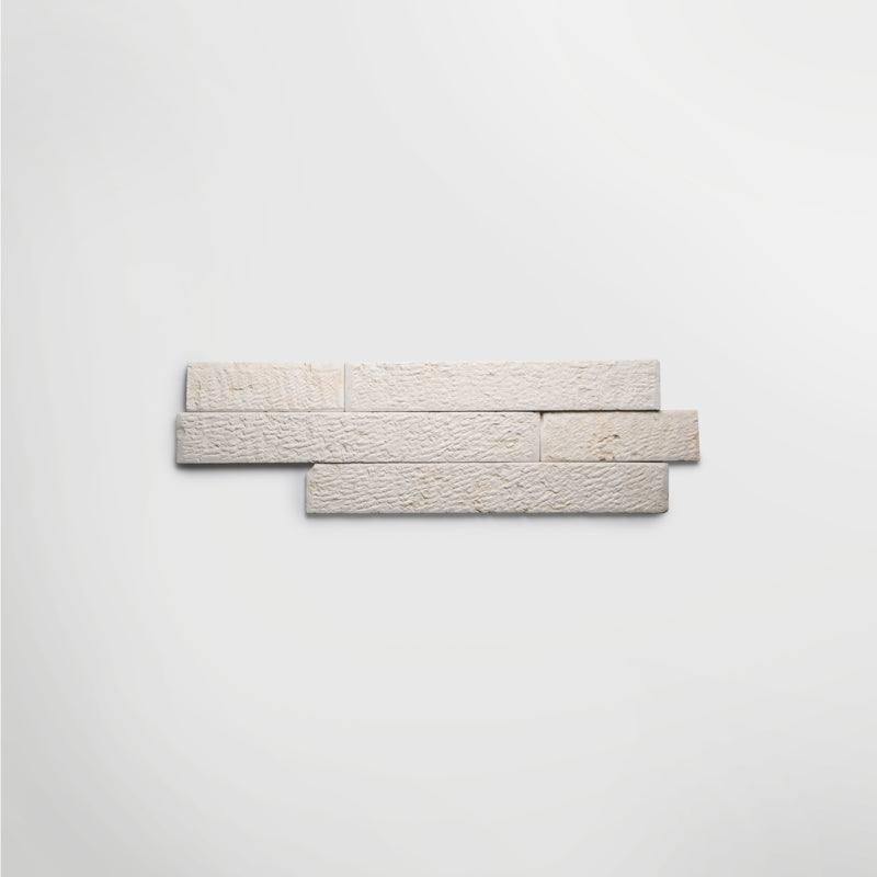 Biblical Ivory Textured 10cm x Random Length Wall Tile