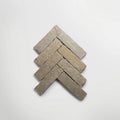 Bordeaux Argento Parquet Semi honed Tumbled 25 x 7cm Wall & Floor Tile