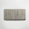 Bordeaux Argento Soldier Course Tumbled 40 x 20cm Wall & Floor Tile in a room setting